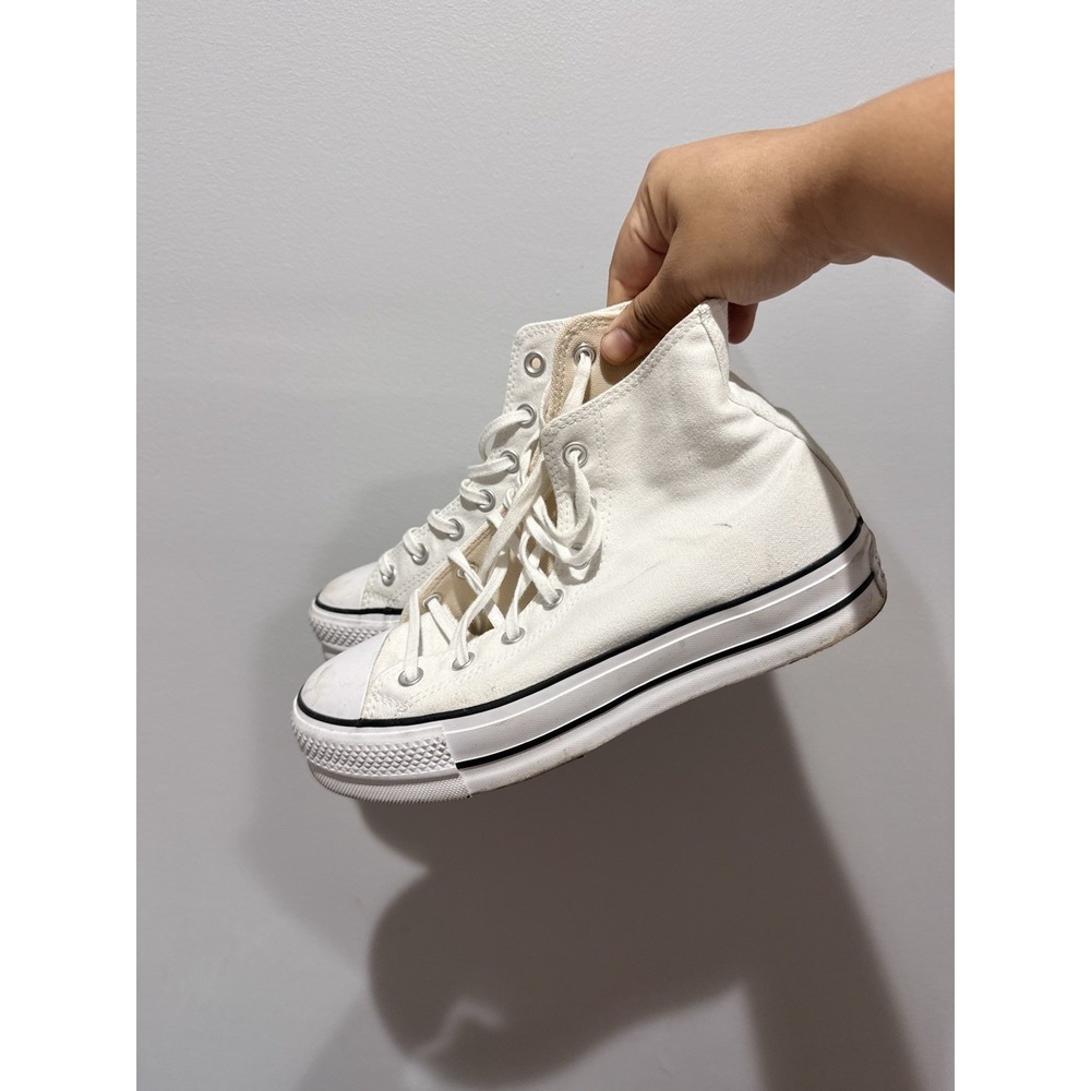 Converse Chuck Taylor All Star Lift‎ Platform High Top Women's 9 - White/Black Q